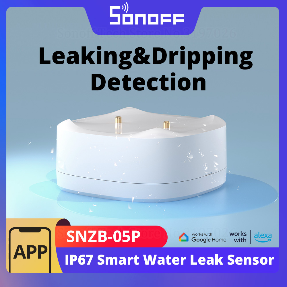 Sonoff Basic - SONOFF SNZB-05P, Zigbee Sensor kebocoran air