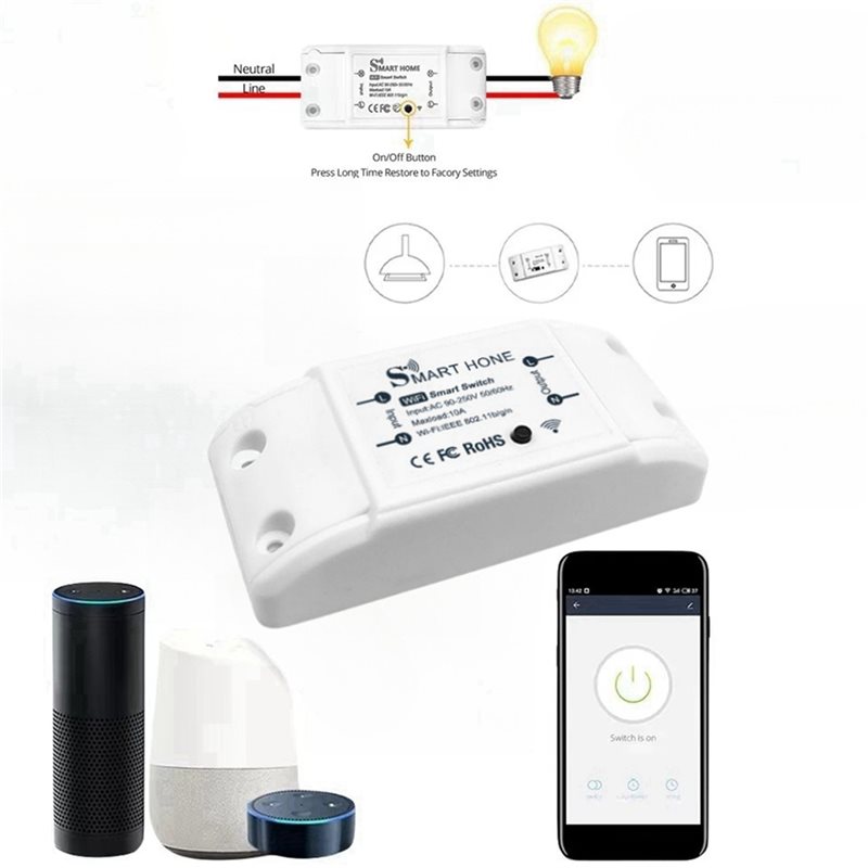 Smart Relay Tuya - AB33-4X Sakelar Pintar Tuya, Sakelar Wifi