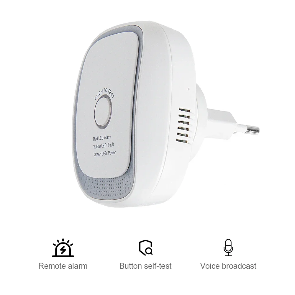HEIMAN Zigbee Tuya Sensor Gas  - Tuya Smart ulasan dan harga