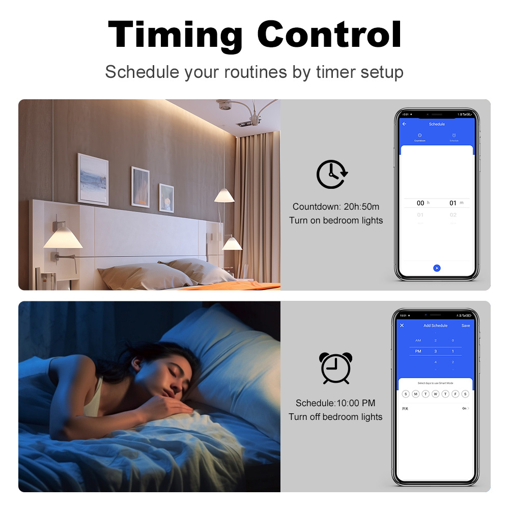 Sakelar Zigbee Pintar Manhot T - Smart Relay Tuya ulasan dan harga