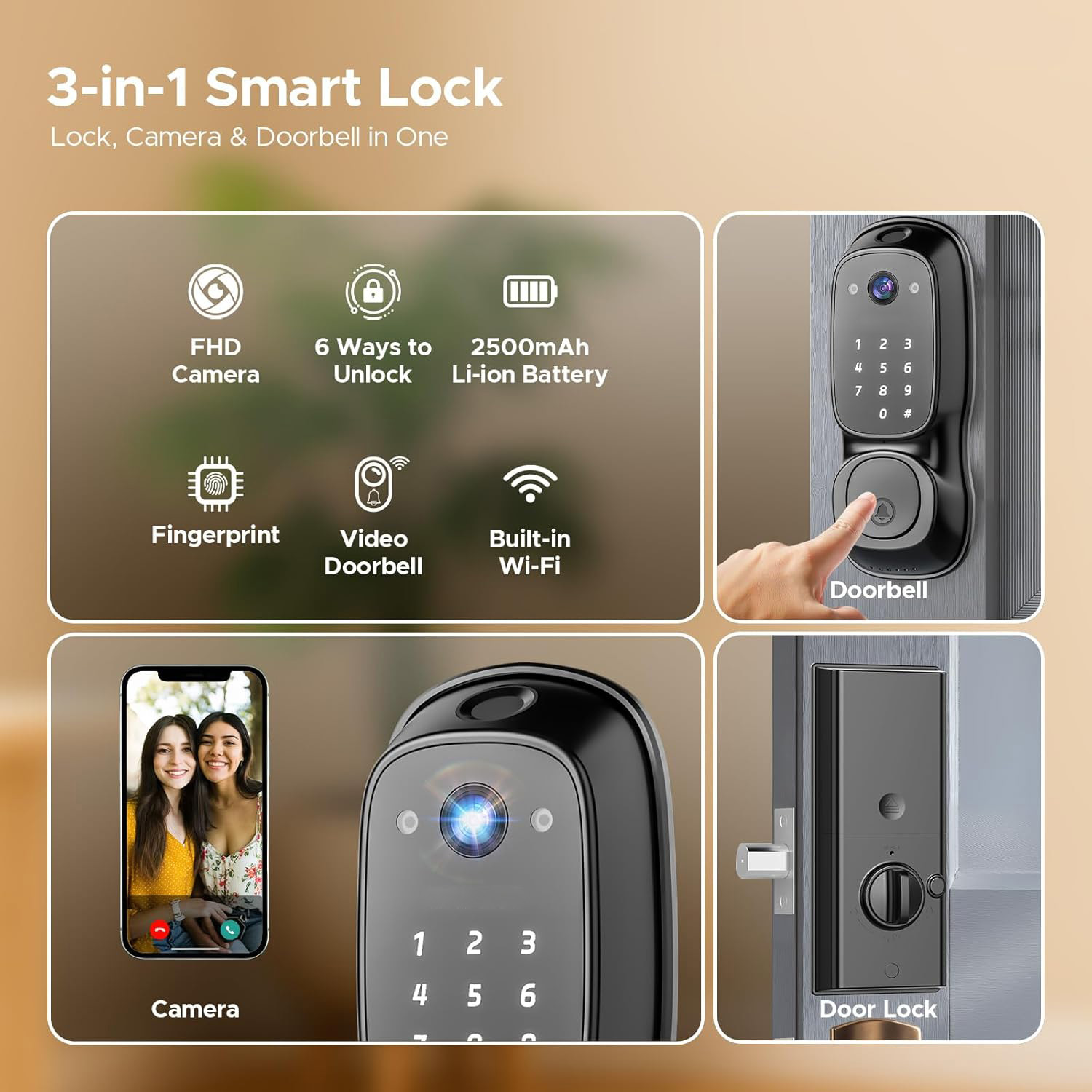 Kunci Pintu Pintar Wifi Tuya ‎ - Tuya Smart ulasan dan harga