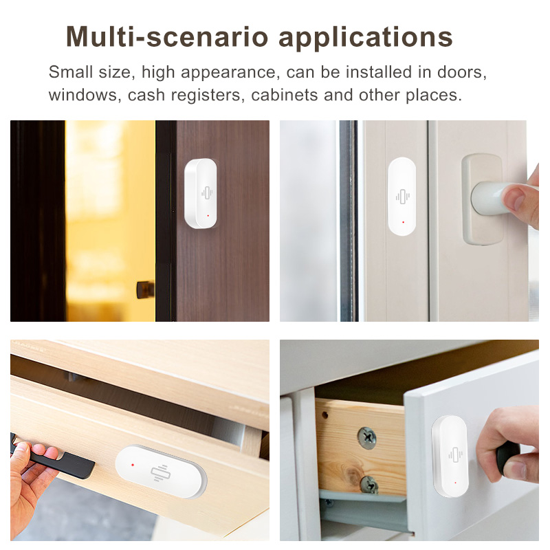 Sensor Getaran WiFi Tuya, Dete - Home Assistant Tuya ulasan dan harga
