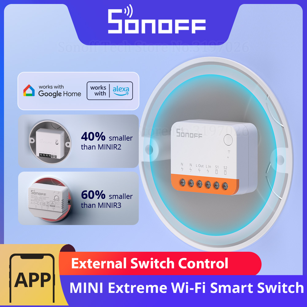 SONOFF MINIR4 Sakelar Pintar W - Sonoff Basic ulasan dan harga