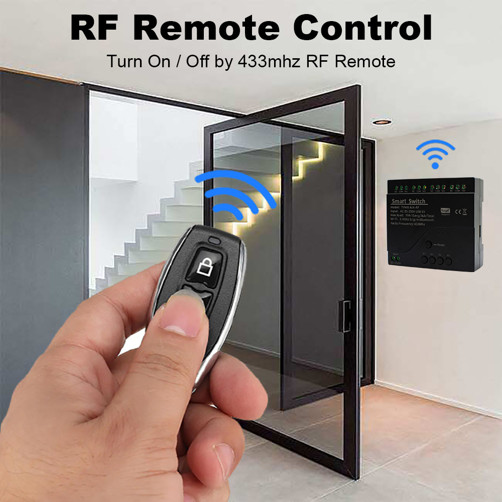 Modul Relay WIFI Saklar Motor  - Tuya 4 Channel ulasan dan harga