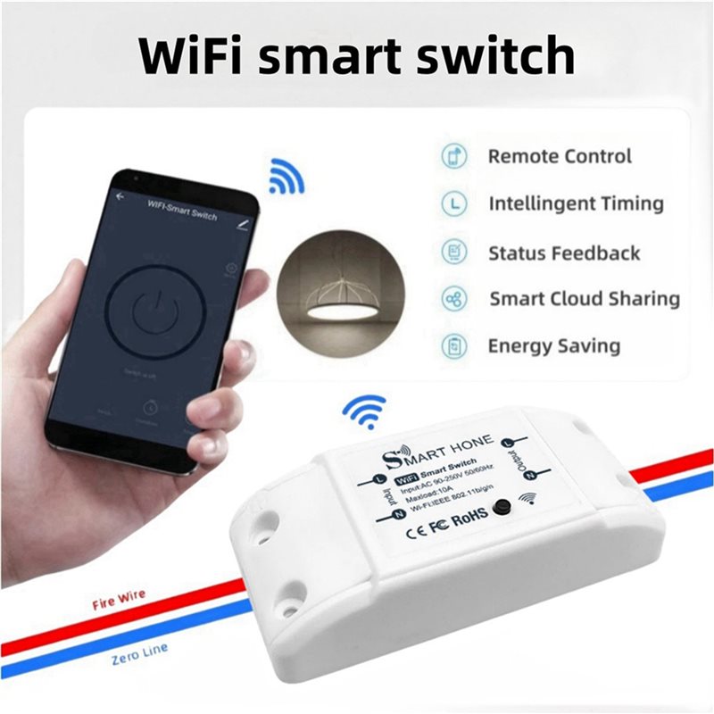 AB33-4X Sakelar Pintar Tuya, S - Smart Relay Tuya ulasan dan harga