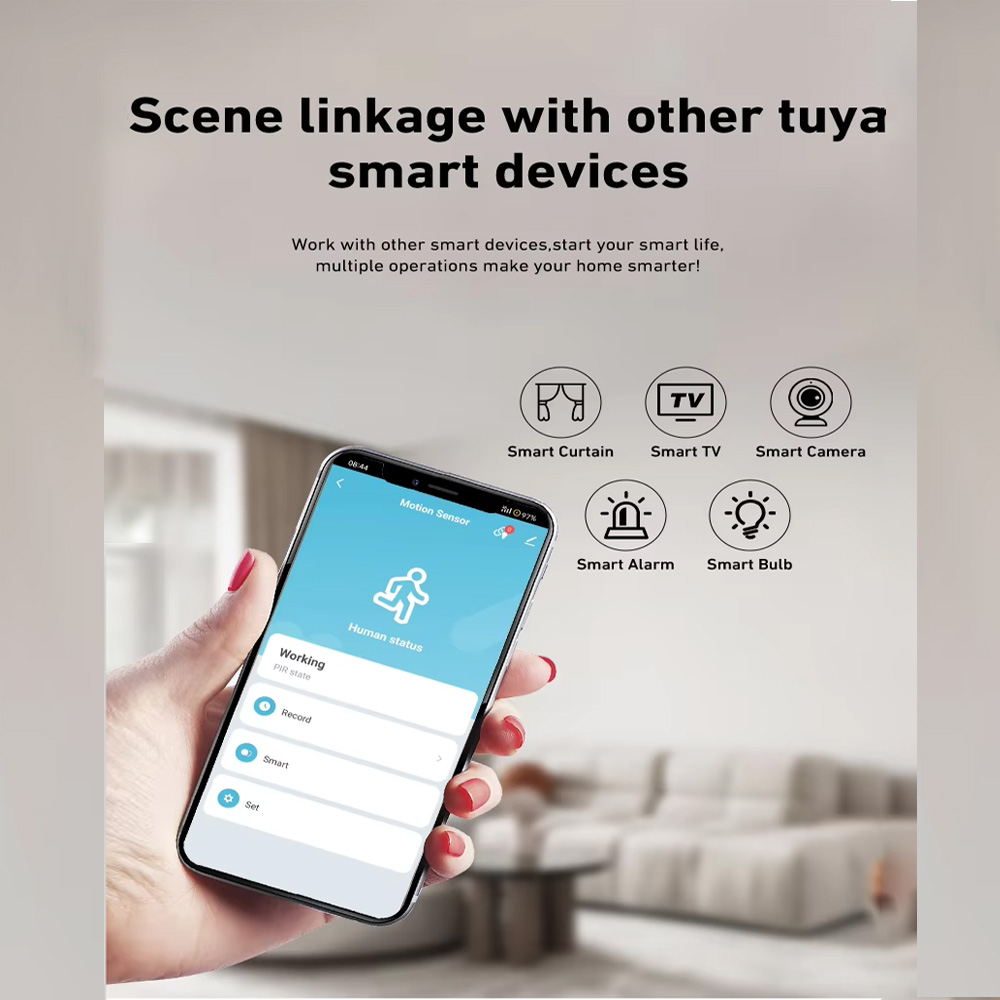 Sensor Gerak PIR Cerdas WiFi Z - Home Assistant Tuya ulasan dan harga