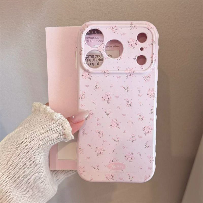 Casing HP insWind pink floral  - Shelly ulasan dan harga