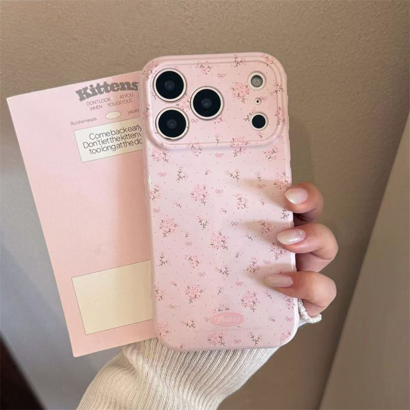 Casing HP insWind pink floral  - Shelly ulasan dan harga