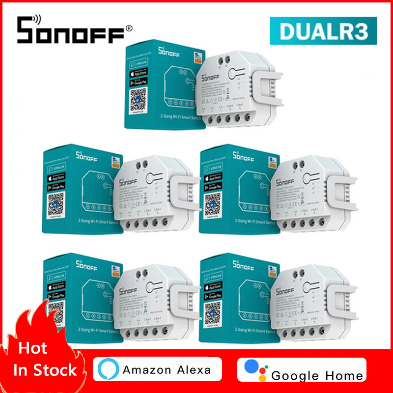 Modul Relay Pintar SONOFF DUAL - Sonoff ulasan dan harga