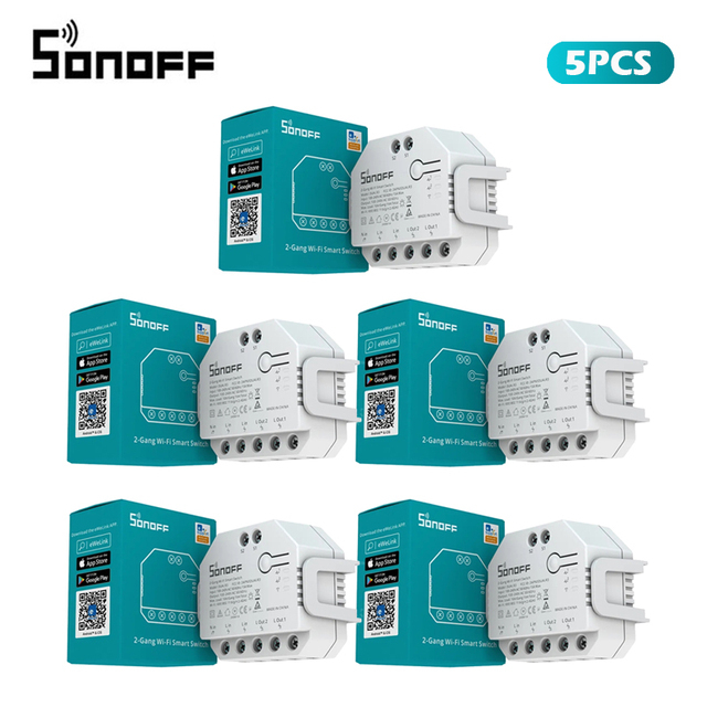 Modul Relay Pintar SONOFF DUAL - Sonoff ulasan dan harga